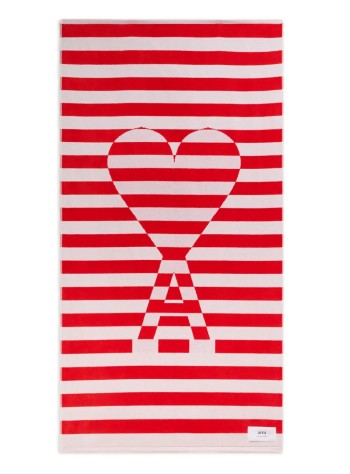 ami beach unisexadc striped beach towel - utw937aw0080 137