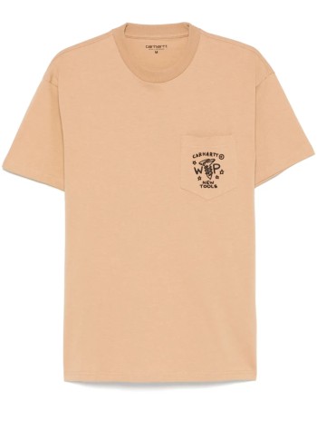 S/s Fragments Pocket T-shirt Organic Cotton Single Jersey