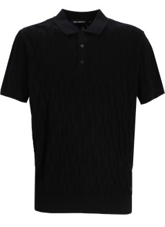 karl lagerfeld polo hombre knit polo - 655093551306 990