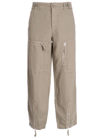 c.p.company pant  mancotton/linen cargo pants - 18cmpa104a006273g 327