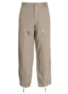 c.p.company pantalon hombre cotton/linen cargo pants - 18cmpa104a006273g 327