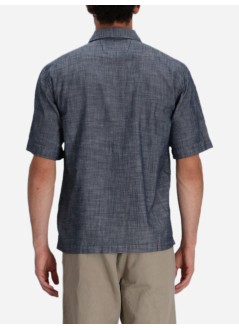 c.p.company camiseria hombre chambray short sleeve shirt - 18cmsh151a110065w d17