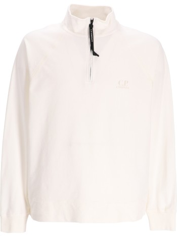 c.p.company sudadera hombre light fleece half zip logo sweatshirt - 18cmss153a002246g 103