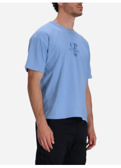 c.p.company camiseta hombre boxy logo t-shirt - 18cmts284a005697g 857