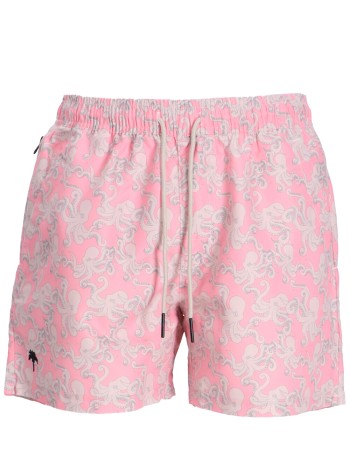 Pink Octo Swim Shorts