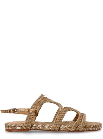 castañer sandal womanpitra - 0255853006 266 oro viejo