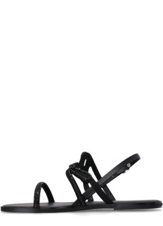 karl lagerfeld sandalia mujer olympia karl signia slide - kl87425 g0x