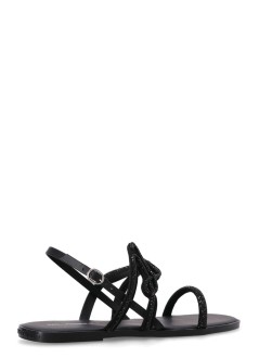karl lagerfeld sandalia mujer olympia karl signia slide - kl87425 g0x