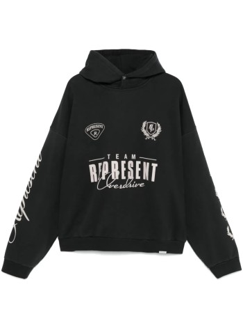 represent sudadera hombre world championship hoodie - mlm41144 jet black
