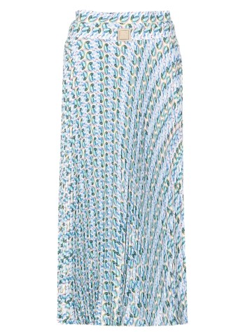 tory burch falda mujer pleated viscose skirt - 169354417 417