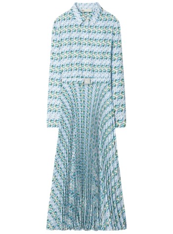 tory burch vestido mujer printed twill dress - 167521417 417