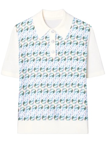 tory burch polo womansilk front polo - 147959105 105