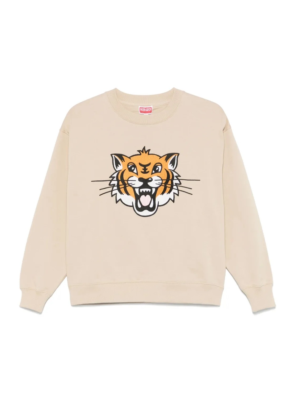 KENZO Happy Tiger' zipped hoodie in cotton | Women's | KENZO