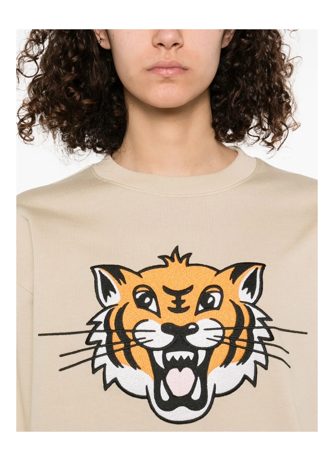 kenzo sweater womankenzo happy tiger embroidered classic