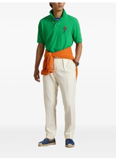 polo ralph lauren polo mansskcclsm1-short sleeve-polo shirt - 710854495017 cr24 summr emrld explorer bear