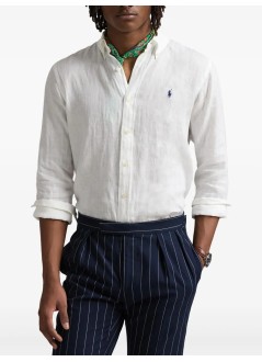 polo ralph lauren camiseria hombre cubdppcs-long sleeve-sport shirt - 710966294003 ceramic white
