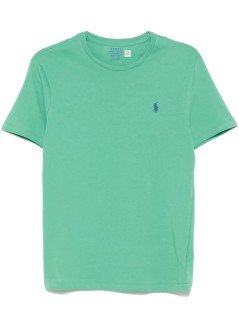 polo ralph lauren t-shirt mansscncmslm2-short sleeve-t-shirt - 710671438409 raft green c7594