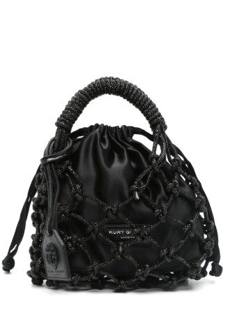 kurt geiger crossbody womansm macrame crystal bag dr - 4355900999 00