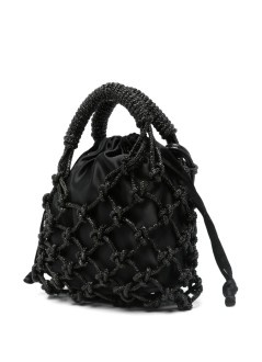 kurt geiger crossbody mujer sm macrame crystal bag dr - 4355900999 00