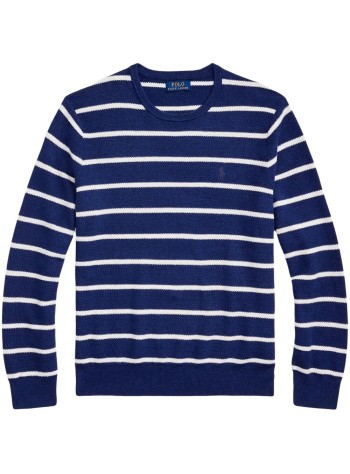 polo ralph lauren punto hombre lstxtcnpp-long sleeve-pullover - 710955764001 navy combo