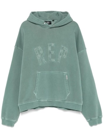 represent sudadera hombre rep applique hoodie - mlm41211 forest green