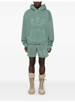 represent sweater manrep applique hoodie - mlm41211 forest green