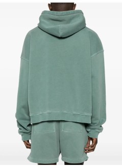represent sweater manrep applique hoodie - mlm41211 forest green