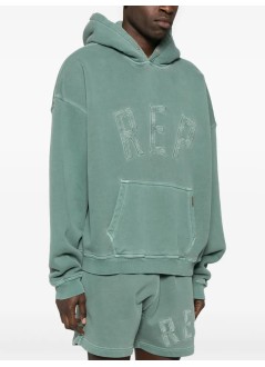 represent sweater manrep applique hoodie - mlm41211 forest green