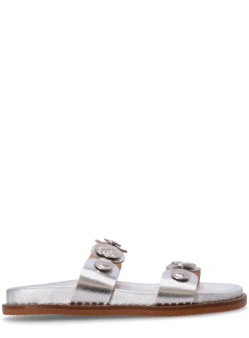 kotris sandals sandal womanaria coins sandal - 14857 silver antique