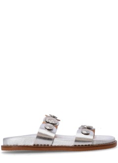 kotris sandals sandalia mujer aria coins sandal - 14857 silver antique