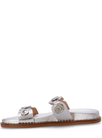 kotris sandals sandalia mujer aria coins sandal - 14857 silver antique 2