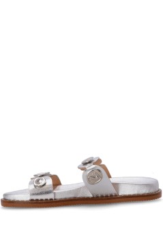 kotris sandals sandalia mujer aria coins sandal - 14857 silver antique