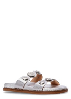 kotris sandals sandalia mujer aria coins sandal - 14857 silver antique