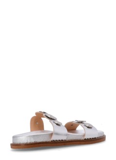 kotris sandals sandalia mujer aria coins sandal - 14857 silver antique