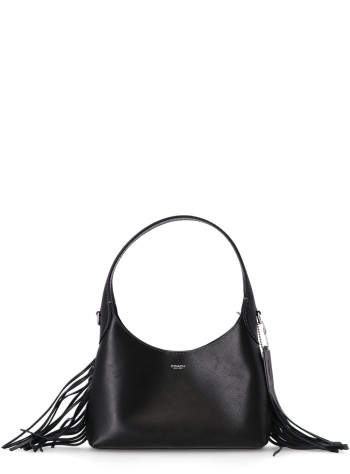 coach crossbody womanbrooklyn shoulder bag 23 with fringe detailing - cal95 lhblk