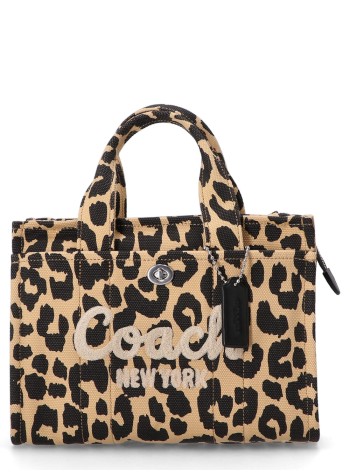 coach crossbody womanleopard cargo tote 26 - cp769 lhwlh