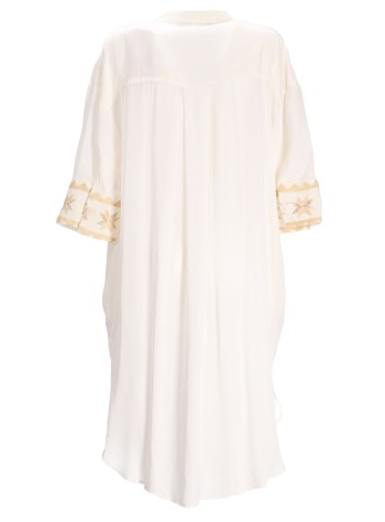 greek archaic kori vestido mujer dress long lefkada buttoned - s25k530412 41101 2