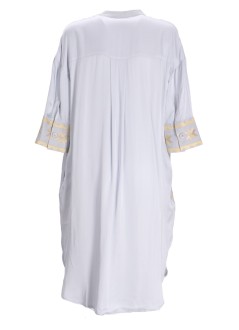 greek archaic kori vestido mujer dress long lefkada buttoned - s25k530412 4301