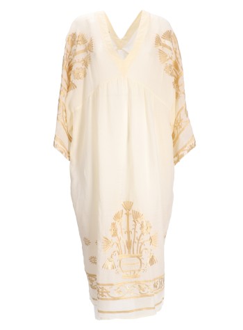 greek archaic kori vestido mujer dress long crete bell sleeve - s25k430582 41101 2