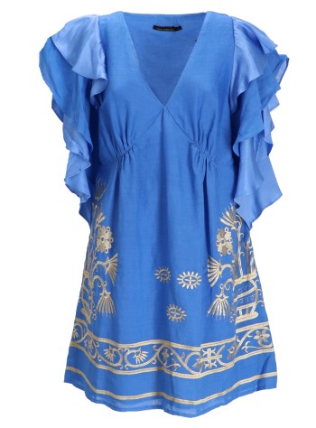 Dress Short Crete Ruffles