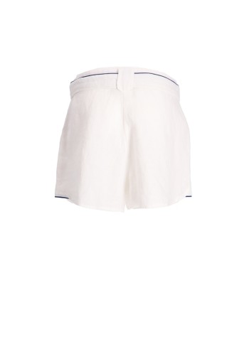 greek archaic kori pantalon corto mujer shorts pitharion pockets belt - s25k210111 1113 2