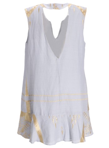 greek archaic kori vestido mujer dress short roots short open back - s25k430493 4301 2