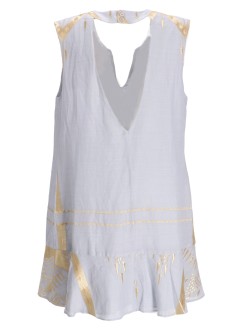 greek archaic kori vestido mujer dress short roots short open back - s25k430493 4301