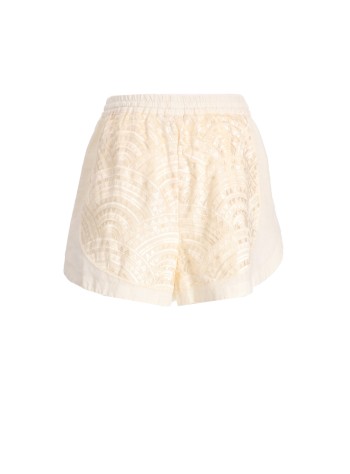 greek archaic kori pantalon corto mujer shorts new triangle drawstring - s25k210467 21104 2