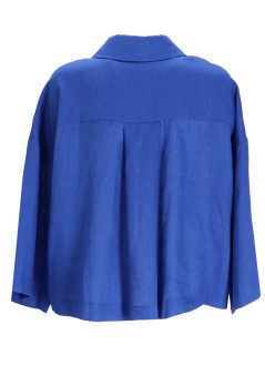 greek archaic kori camiseria mujer jacket cropped pockets - s25k160131 2793