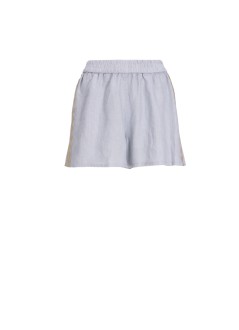greek archaic kori pantalon corto mujer shorts feather elasticated waist - s25k210594 1105