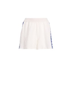 greek archaic kori pantalon corto mujer shorts feather elasticated waist - s25k210594 1301