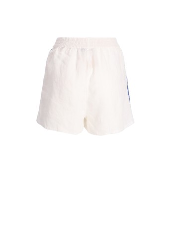 greek archaic kori pantalon corto mujer shorts feather elasticated waist - s25k210594 1301 2