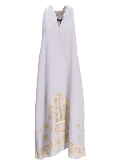 greek archaic kori dress womandress maxi crete sleeveless - s25k430452 4301
