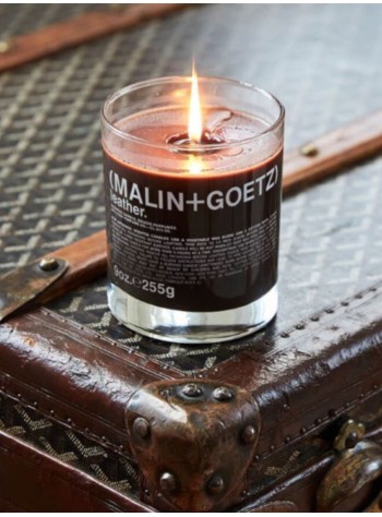 malin+goetz fragancia unisex leather candle - cs61109 260g 2